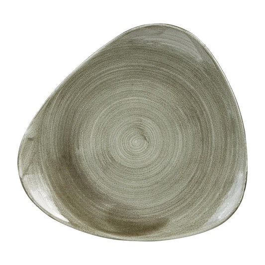 Churchill Stonecast Patina Burnished Green Lotus Bord 30.5cm (pak van 6)