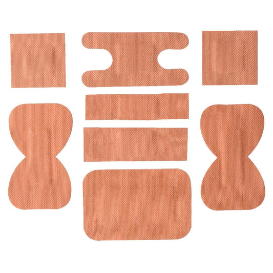 Stoffen pleisters assorti (100 stuks)