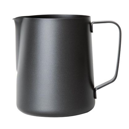 Olympia zwarte anti-kleef melkopschuimkan 900ml