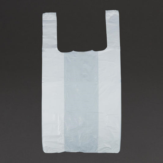 Grote witte plastic zakken (1000 stuks)