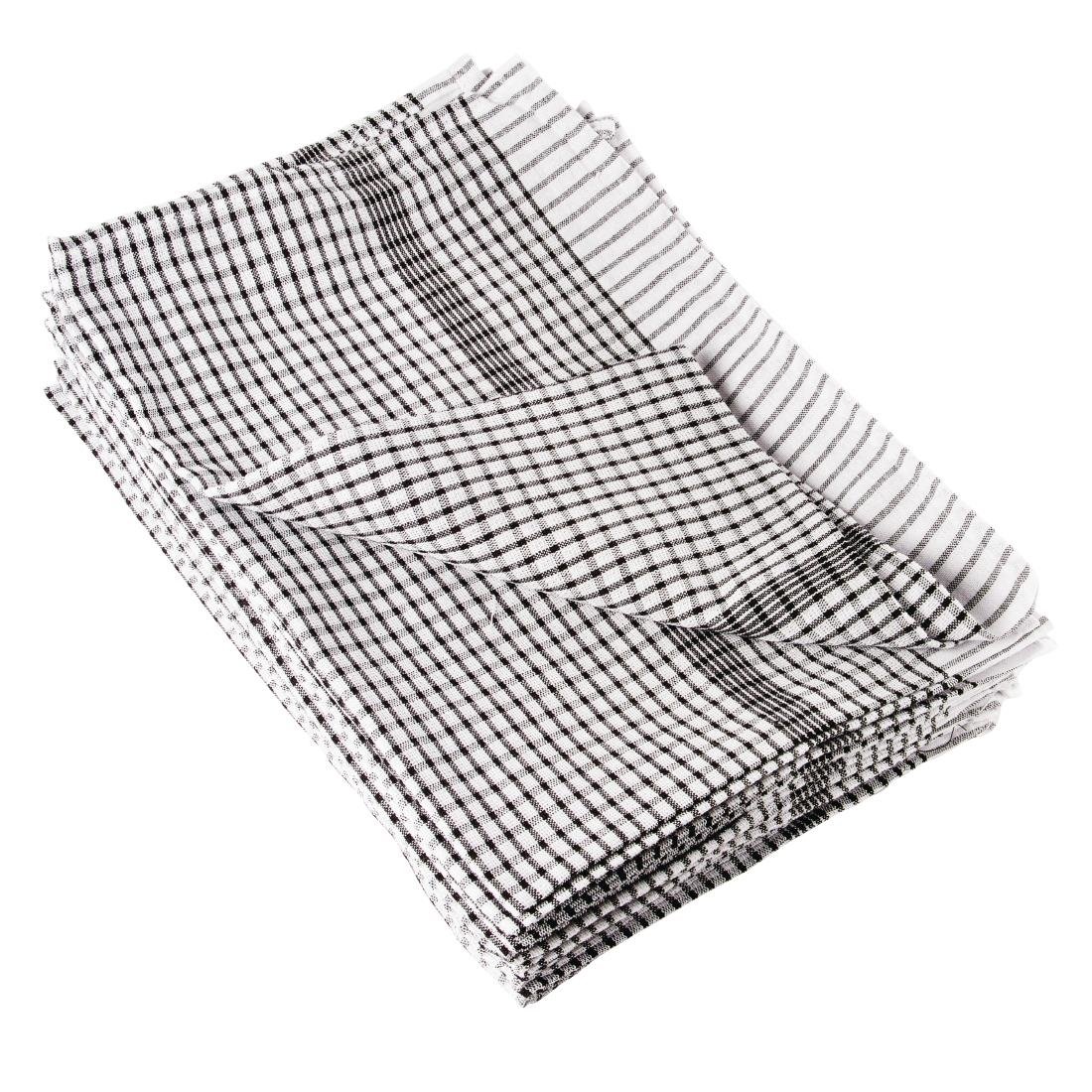 Vogue Wonderdry theedoeken zwart (10 stuks)