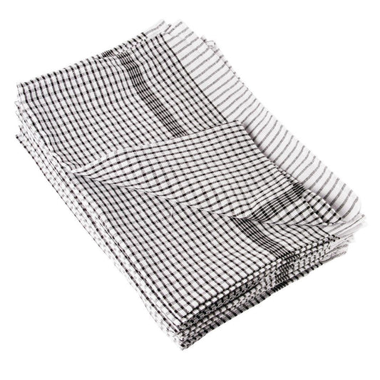 Vogue Wonderdry theedoeken zwart (10 stuks)