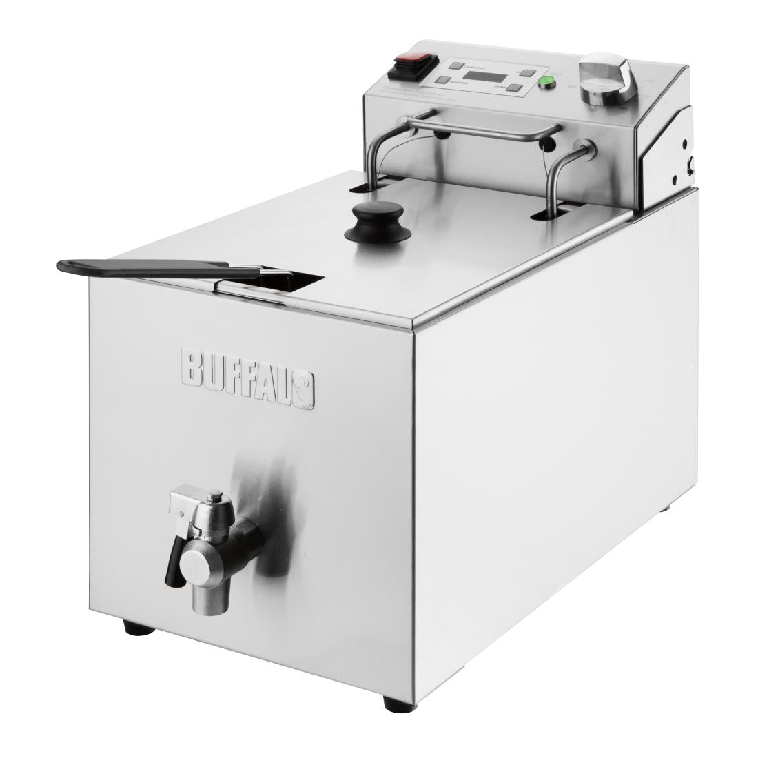 Buffalo Enkele Elektrische Friteuse Met Timer 8Ltr