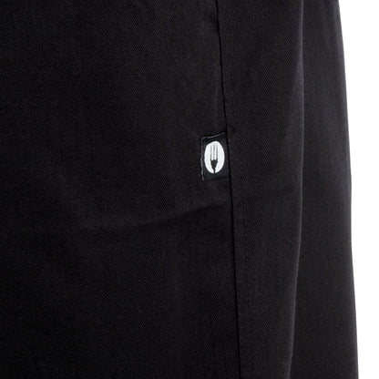 Chef Works Executive unisex koksbroek visgraat zwart L