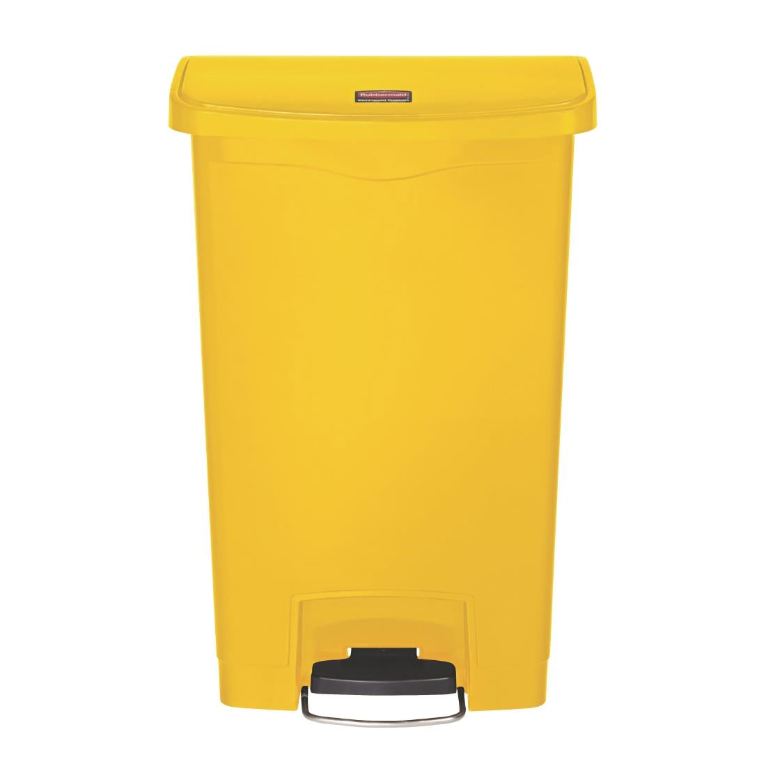Rubbermaid Slim Jim Front Step pedaalemmer 50L geel