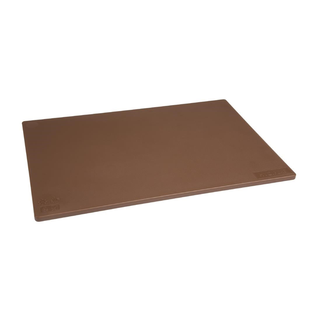 Hygiplas antibacteriële LDPE snijplank bruin 450x300x10mm
