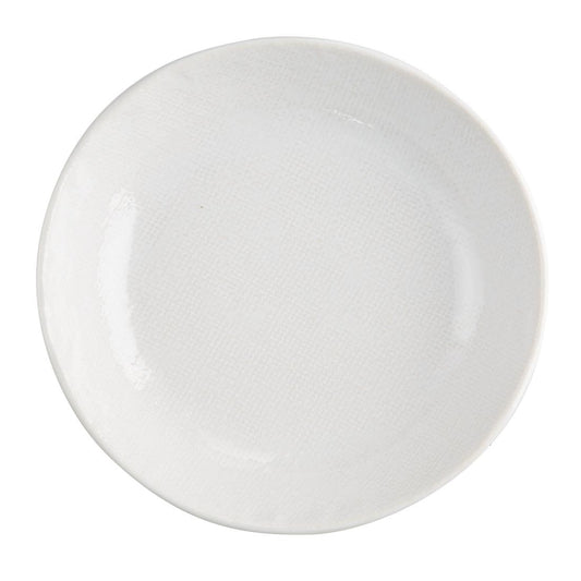 Olympia Denim Witte Coupe Kommen 220 mm (Pak Van 6)