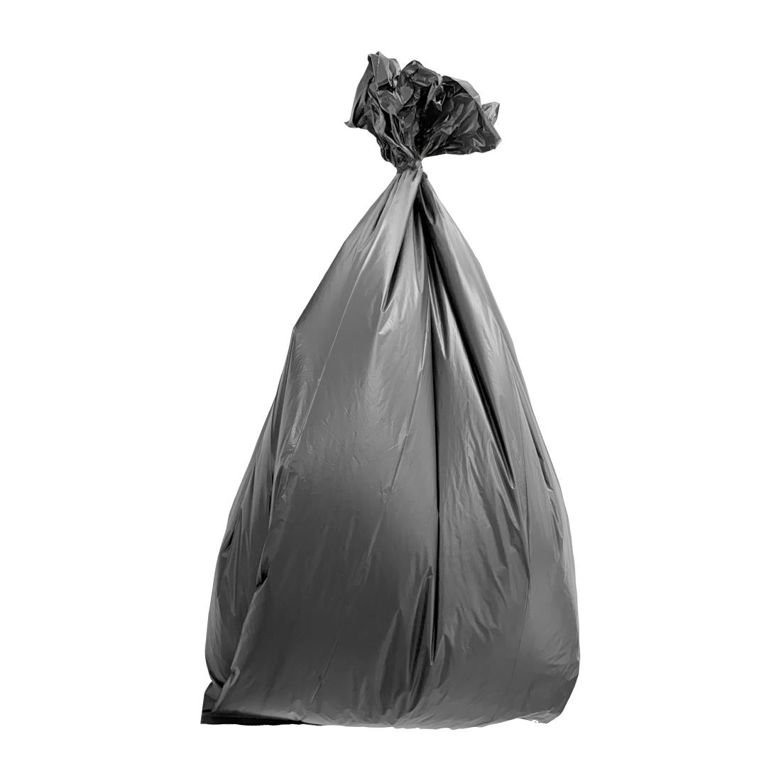 Jantex Zwarte Medium Duty Vuilniszakken 90Ltr (100 stuks)
