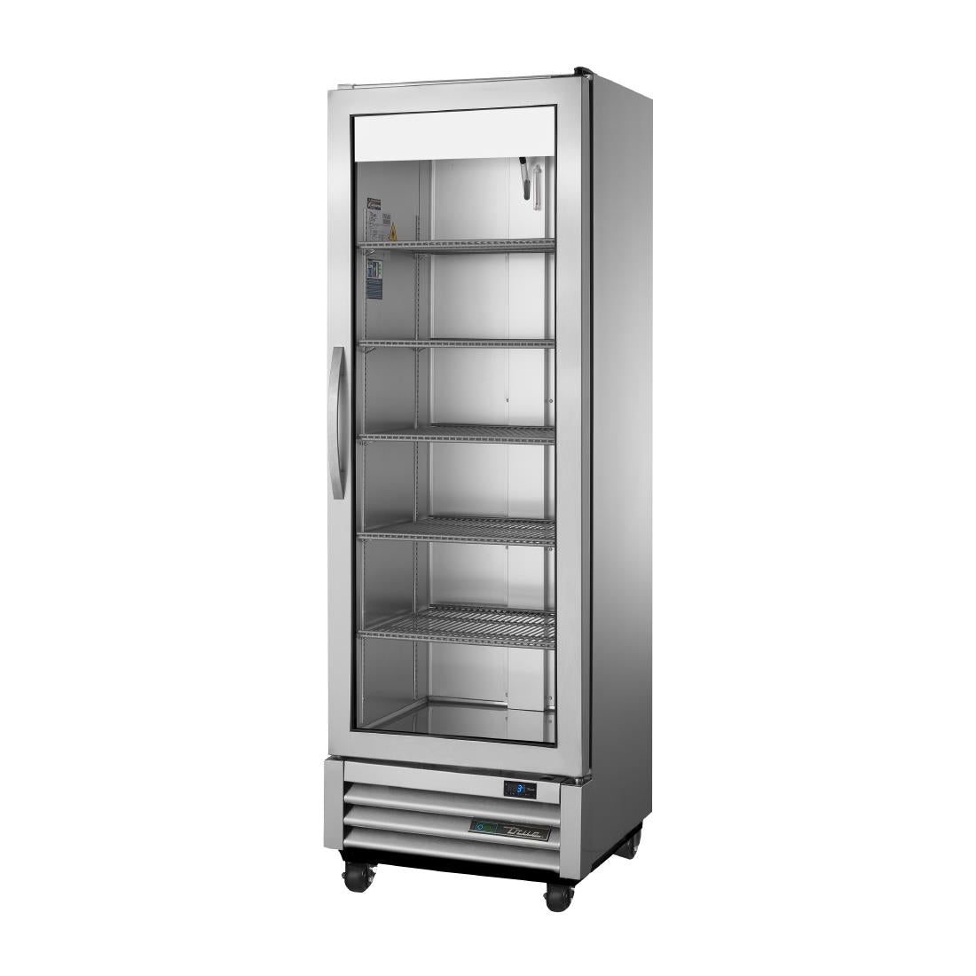 True Slimline Verticaal Enkele Glazen Deur Koelkast T-15G-Hc-Fgd01