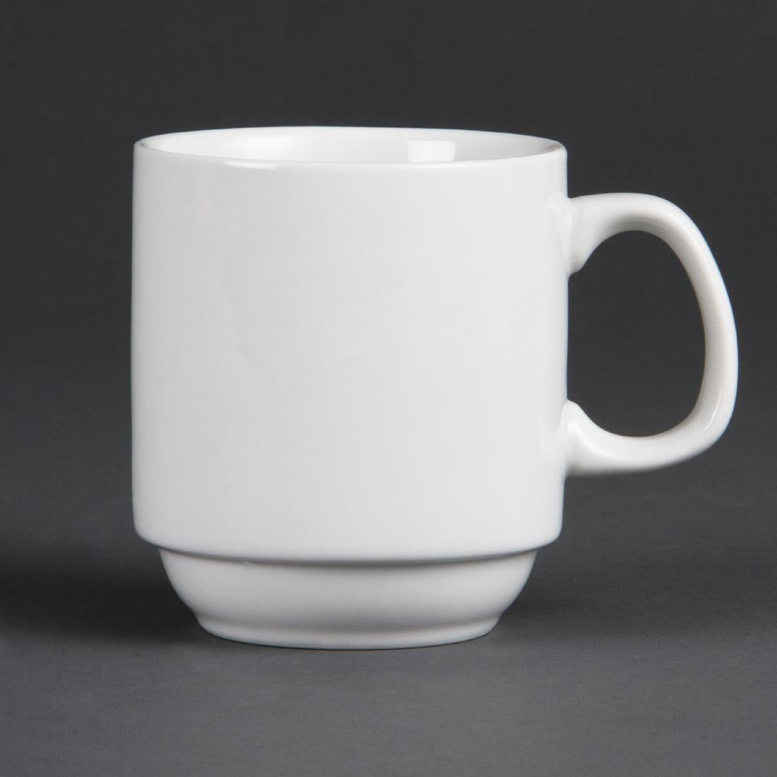 Olympia Whiteware stapelbare mok 28,4cl (12 stuks)