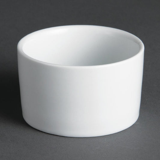 Olympia Whiteware moderne ramekins 7cm (12 stuks)